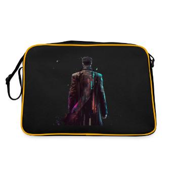Un épéiste solitaire sur son chemin - Sac Retro - noir/or - Dos