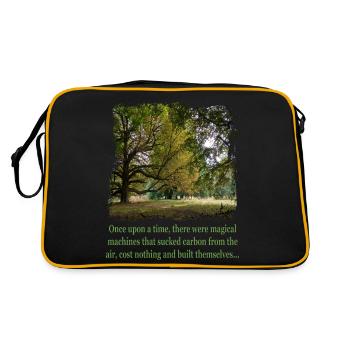 magical machines - Retro Bag - black/gold - Back