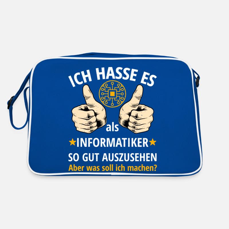 Informatiker Spruch Lustig Programmierer Retro Tasche