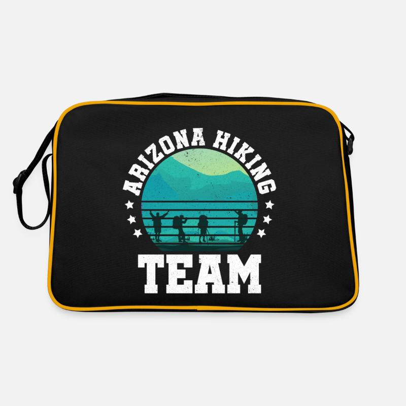 Arizona Wanderteam Berg Camper Trekking Wanderer Retro Tasche