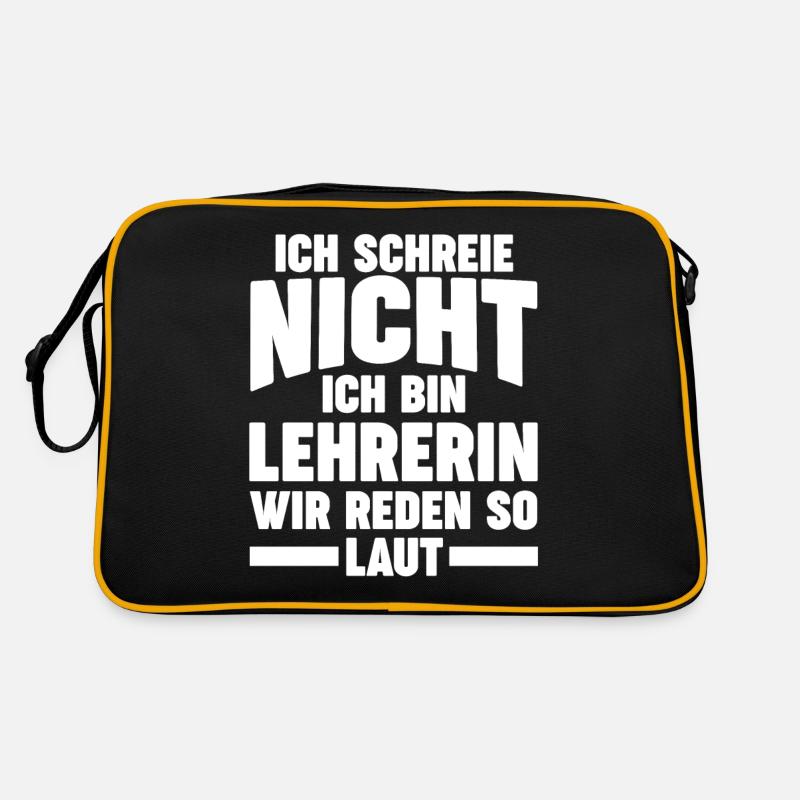 Schullehrerin Lehrerin Retro Tasche