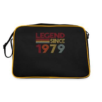 1979 Birthday Legend depuis Retro Vintage - Sac Retro - noir/or - Dos