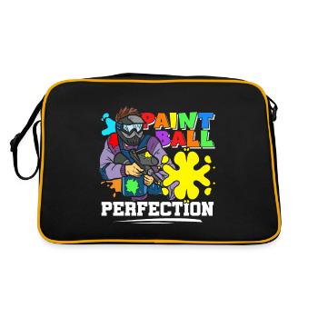 Paintball Perfection Color Team Sports Player - Retro Bag - black/gold - Back