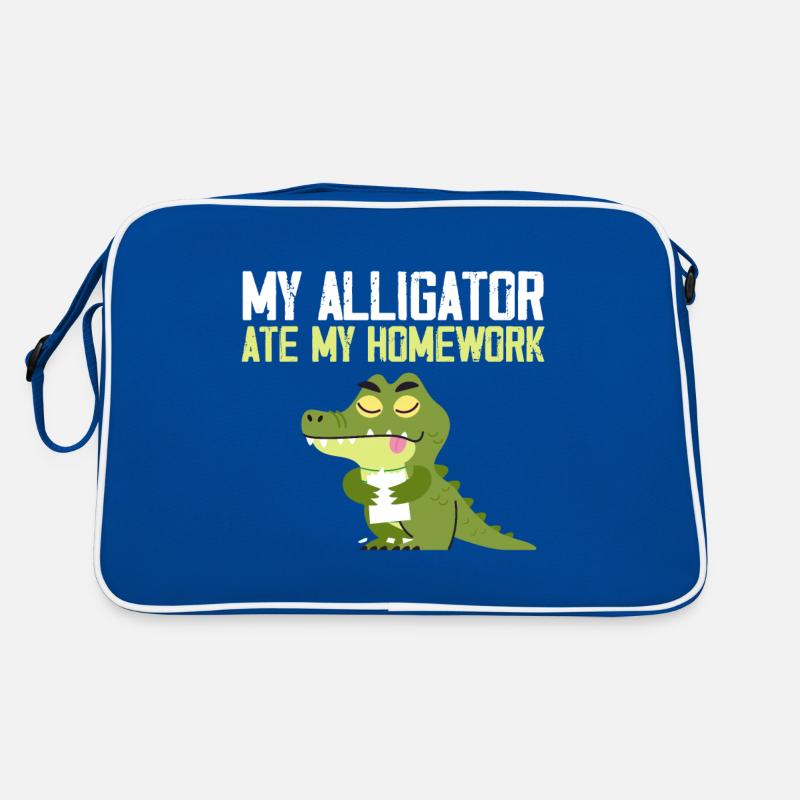 Mon alligator a mangé mes devoirs Sac Retro