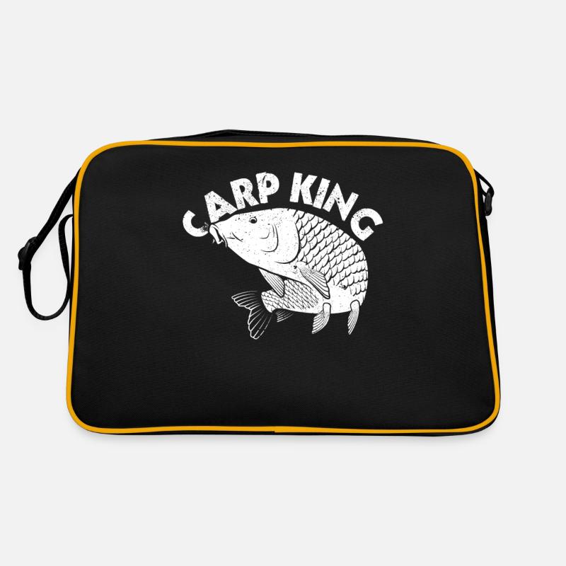 carpe roi pêche pêcheur pêcheur pêcheur eau Sac Retro