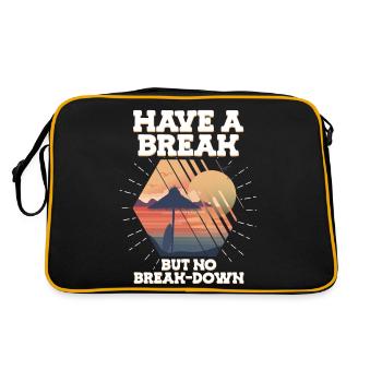 Avoir une pause mais pas de conscience du stress de panne - Sac Retro - noir/or - Dos