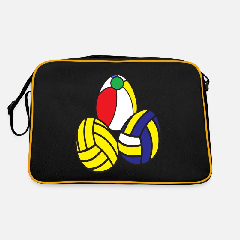 Water polo sport beach ball volleyball Easter eggs Retro Bag