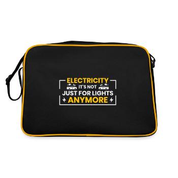 Electric vehicle power is no longer just for - Retro Bag - black/gold - Back