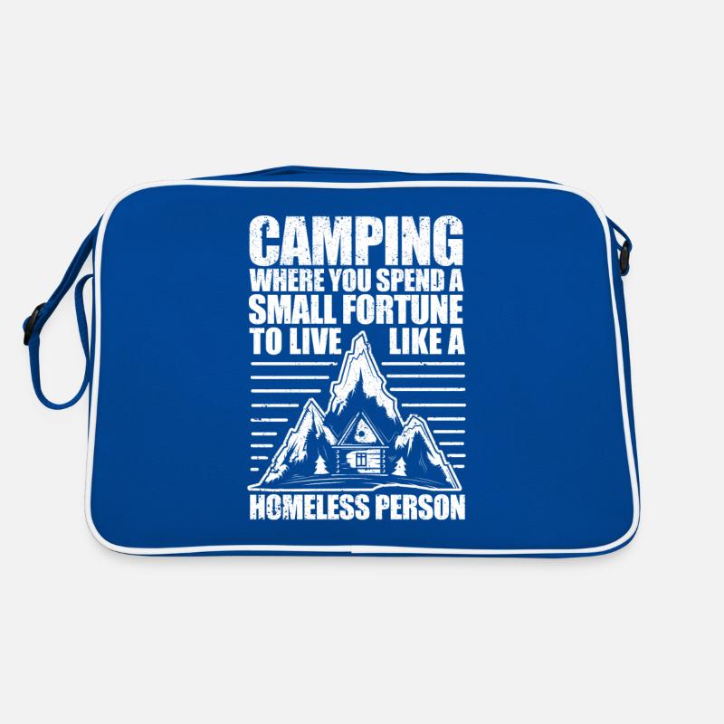 Fun Camping Outdoor Adventure Camp Lovers Retro Bag