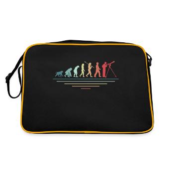 Astronomie Evolution Astronomes - Sac Retro - noir/or - Dos