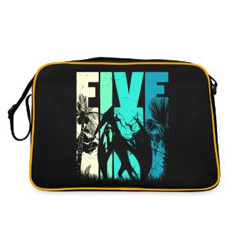 Pterodactyl 5 Years Old Boy 5th Birthday Retro - Retro Bag - black/gold - Back