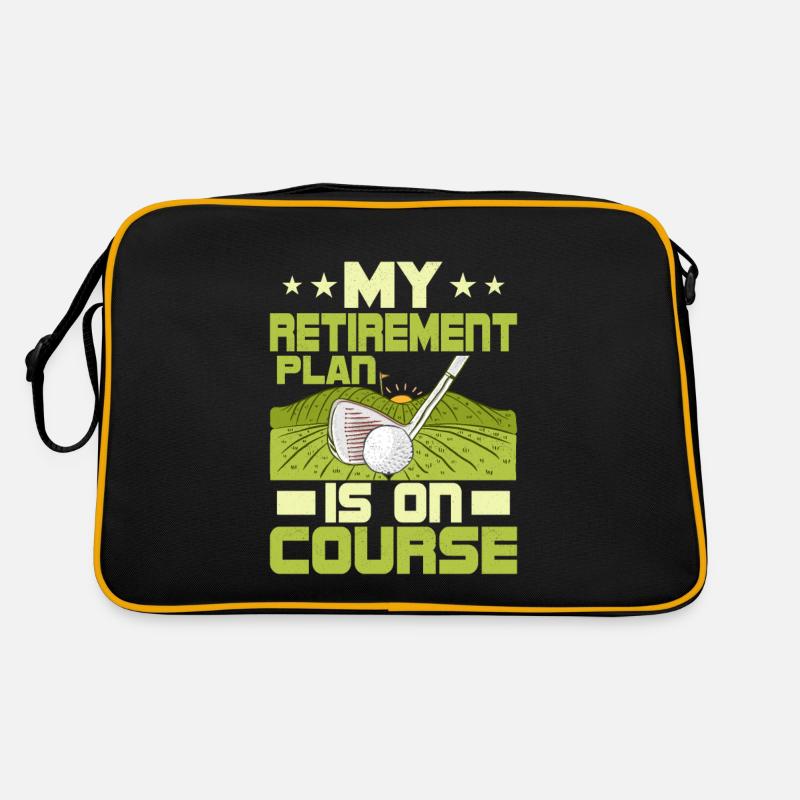 Mon plan de retraite est sur le parcours Golf Golf Sac Retro