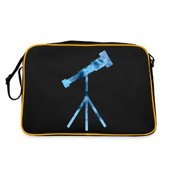 Astronomie des amateurs de télescopes - Sac Retro - noir/or - Dos