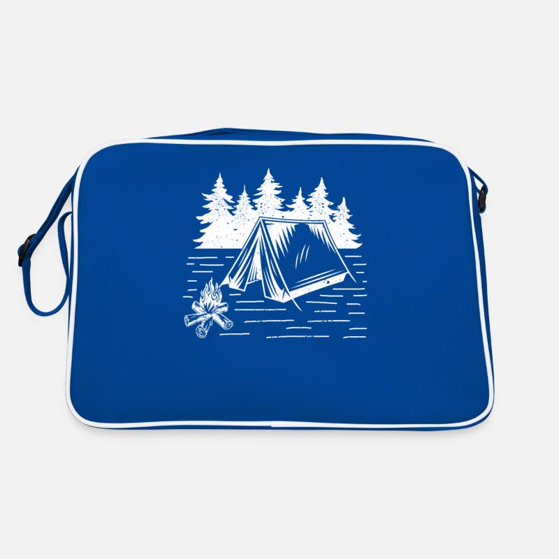 Amoureux du camping feu de camp randonnée feu de camp Sac Retro