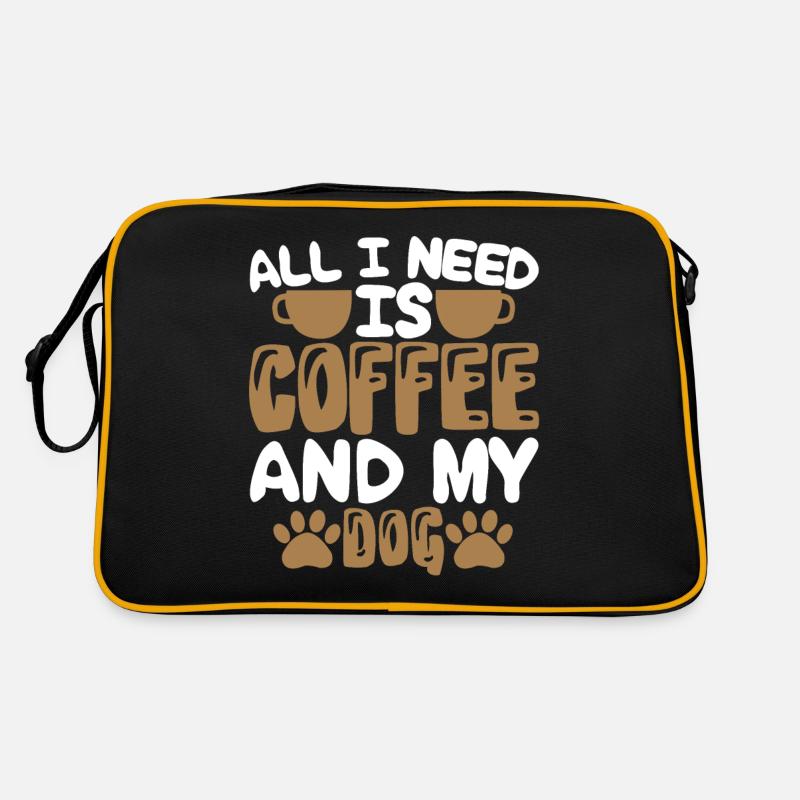 Hund Coffee Hunde Café Labrador Kaffee Hundehalter Retro Tasche