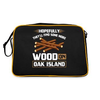 Trouvez plus de bois sur Oak Island Treasure Hunter - Sac Retro - noir/or - Dos