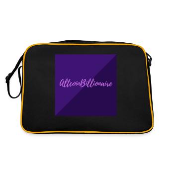 Altcoin Milliardaire - Sac Retro - noir/or - Dos