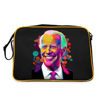 Smiling President - Retro Bag - black/gold - Back