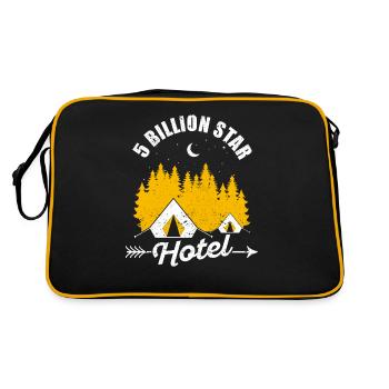 Cinq hôtels 5 milliards d’étoiles camping camp nature - Sac Retro - noir/or - Dos