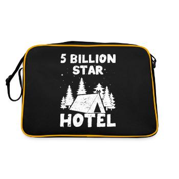 Cinq hôtels 5 milliards d’étoiles camping camp nature - Sac Retro - noir/or - Dos