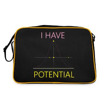 Future Physicist Science Nerd I - Retro Bag - black/gold - Back