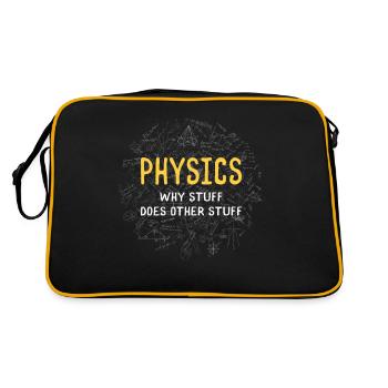 Physique Pourquoi les choses font des choses différentes - Sac Retro - noir/or - Dos