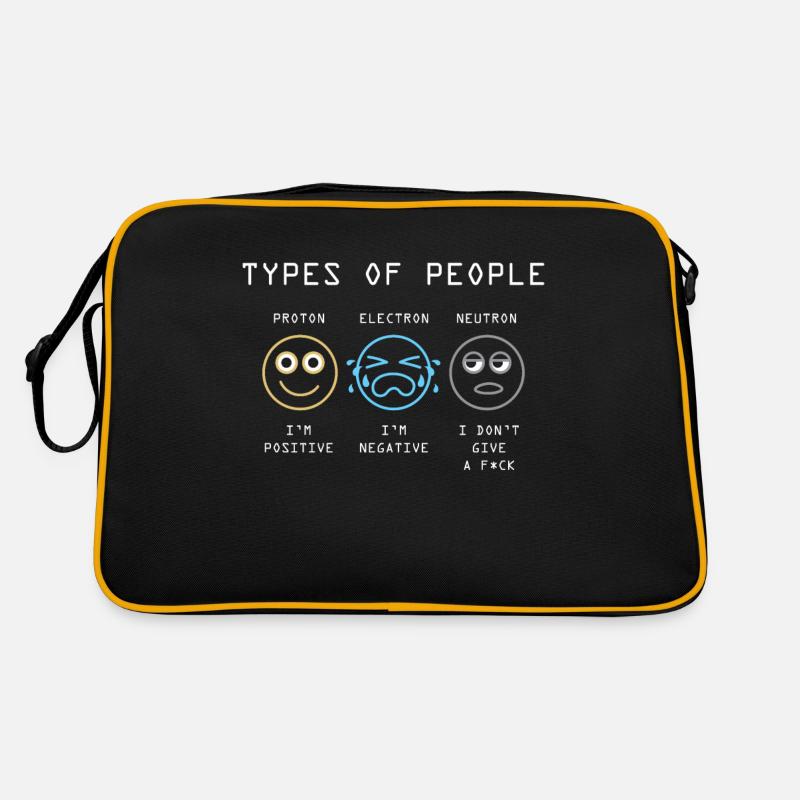 Elektron Neutron Physicist Retro Bag