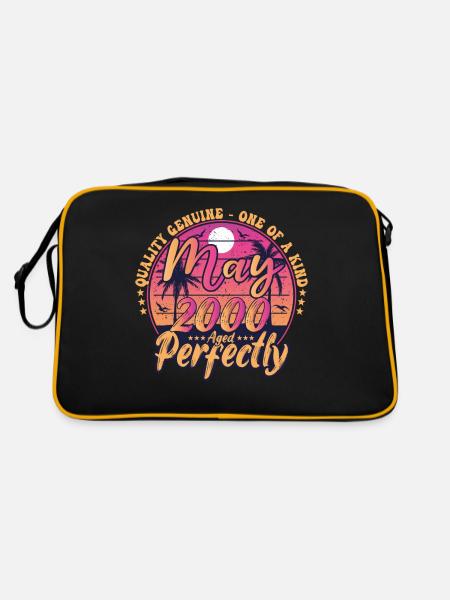 May 2000 anniversary 2000 Retro 2000 May - Retro Bag - black/gold - Back