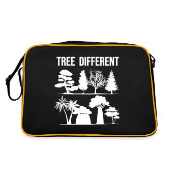 Tree Different - be different - be yourself - Retro Bag - black/gold - Back