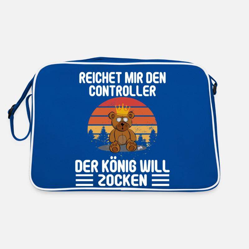 REICHET MIR DEN CONTROLLER GAMING I GAMER I ZOCKER Retro Tasche