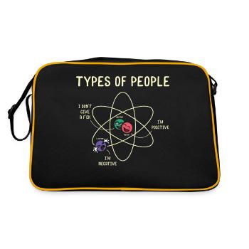 Science physique - Sac Retro - noir/or - Dos