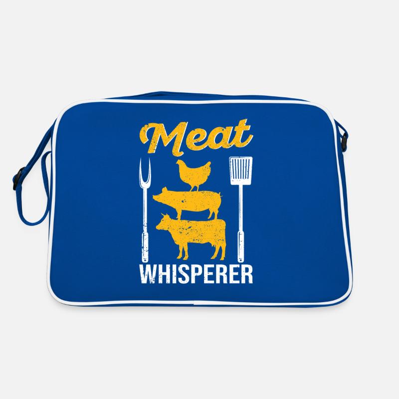 Meat Whisperer Funny BBQ Chef Grilling Butcher Retro Bag
