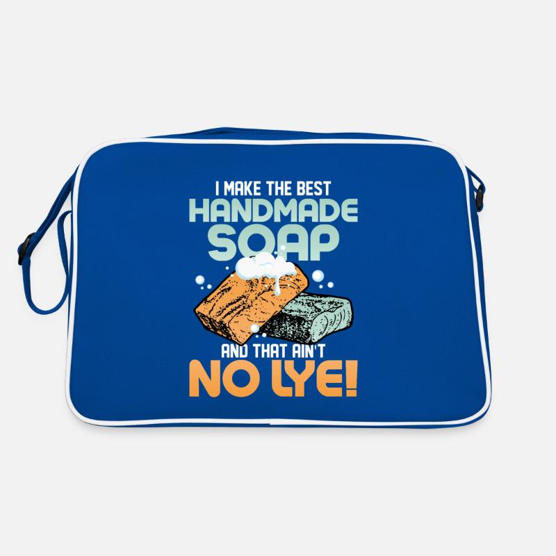 I Make The Best Handmade Soap Soapmaker Soapmaking Retro Tasche