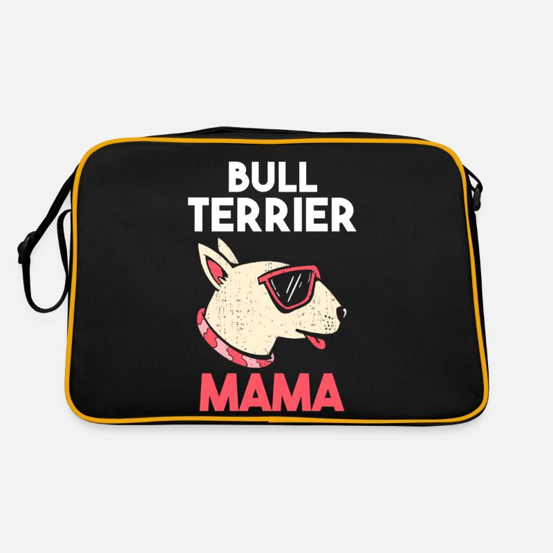 Chien Bull Terrier Maman Sac Retro