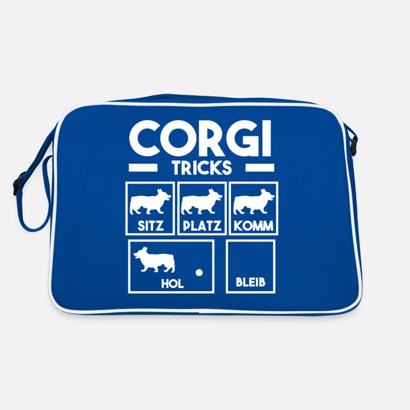 Hund Corgi Retro Tasche