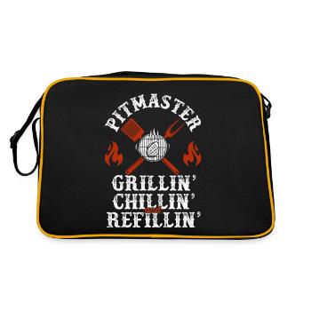 Pitmaster Grillin Chillin and Refillin BBQ Smoker - Retro Bag - black/gold - Back