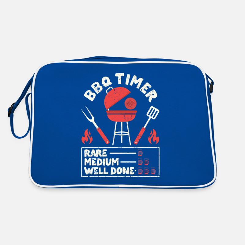 BBQ Timer Rare Medium Well Barbecue Funny Grill Retro Bag