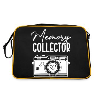 Lustiges Fotograf Geschenk Fotografie - Retro Tasche - Schwarz/Gold - Hinten