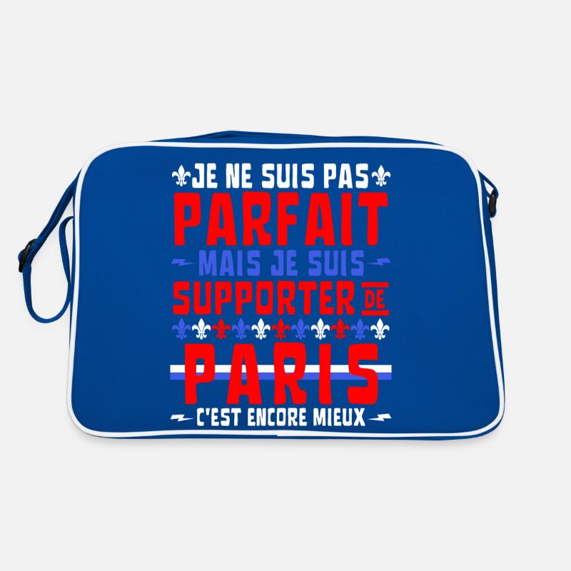Pas Parfait mais Supporter de Paris Sac Retro