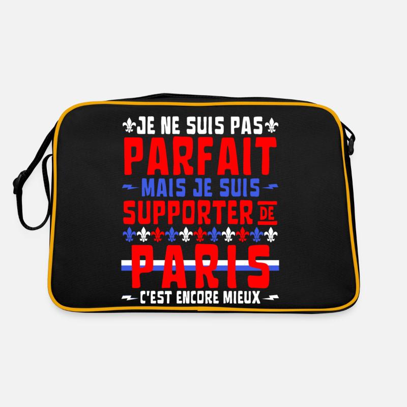 Pas Parfait mais Supporter de Paris Sac Retro
