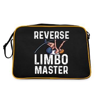 reverse limbo master Outfit Design for a pole - Retro Bag - black/gold - Back