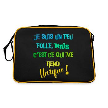le design qu'il vous faut mesdames pour briller - Sac Retro - noir/or - Dos