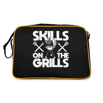 Skills On The Grills BBQ Smoker Barbecue Chef - Retro Bag - black/gold - Back