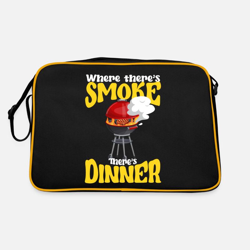 Where there is smoke, there is also dinner BBQ Retro Bag