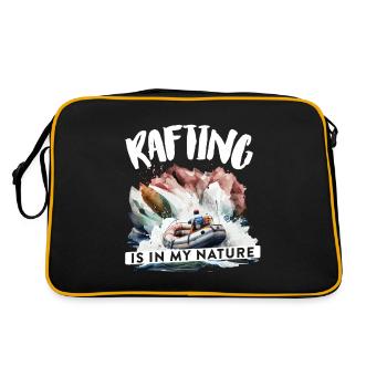River Rafting - Retro Bag - black/gold - Back