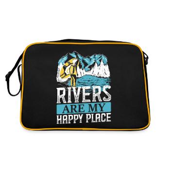 River Rafting - Retro Bag - black/gold - Back
