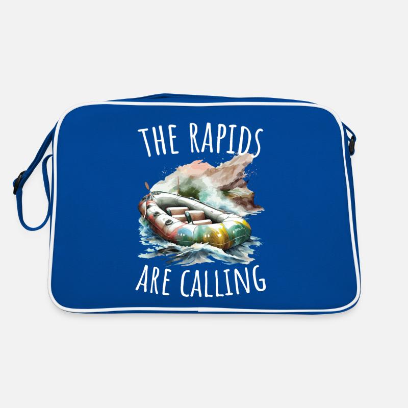 Fluss Rafting Retro Tasche
