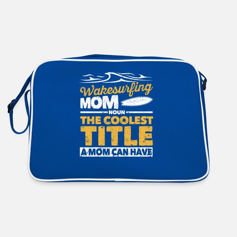 Wakesurfing Mom Wakeboard Wakeboarding Wakesurf Retro Tasche