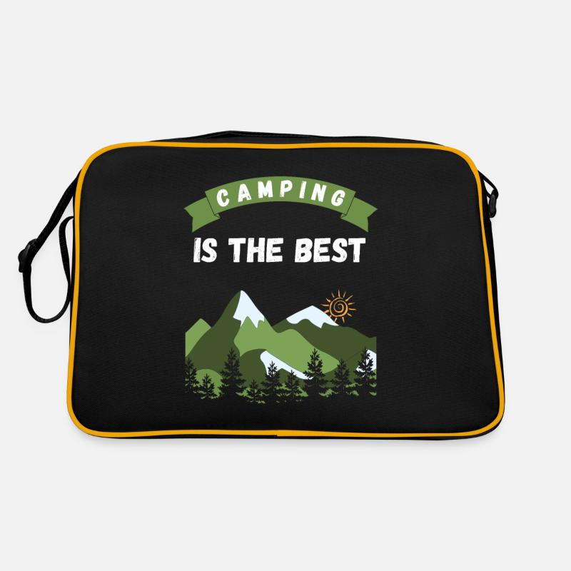 Campingis the best - Design Retro Tasche