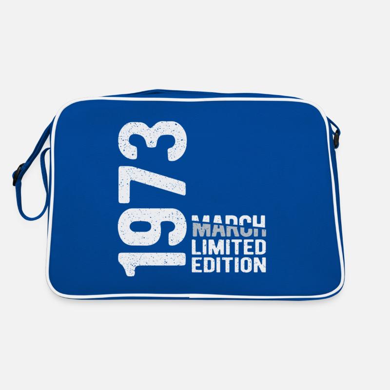 Mars 1973 édition limitée Année de naissance Sac Retro